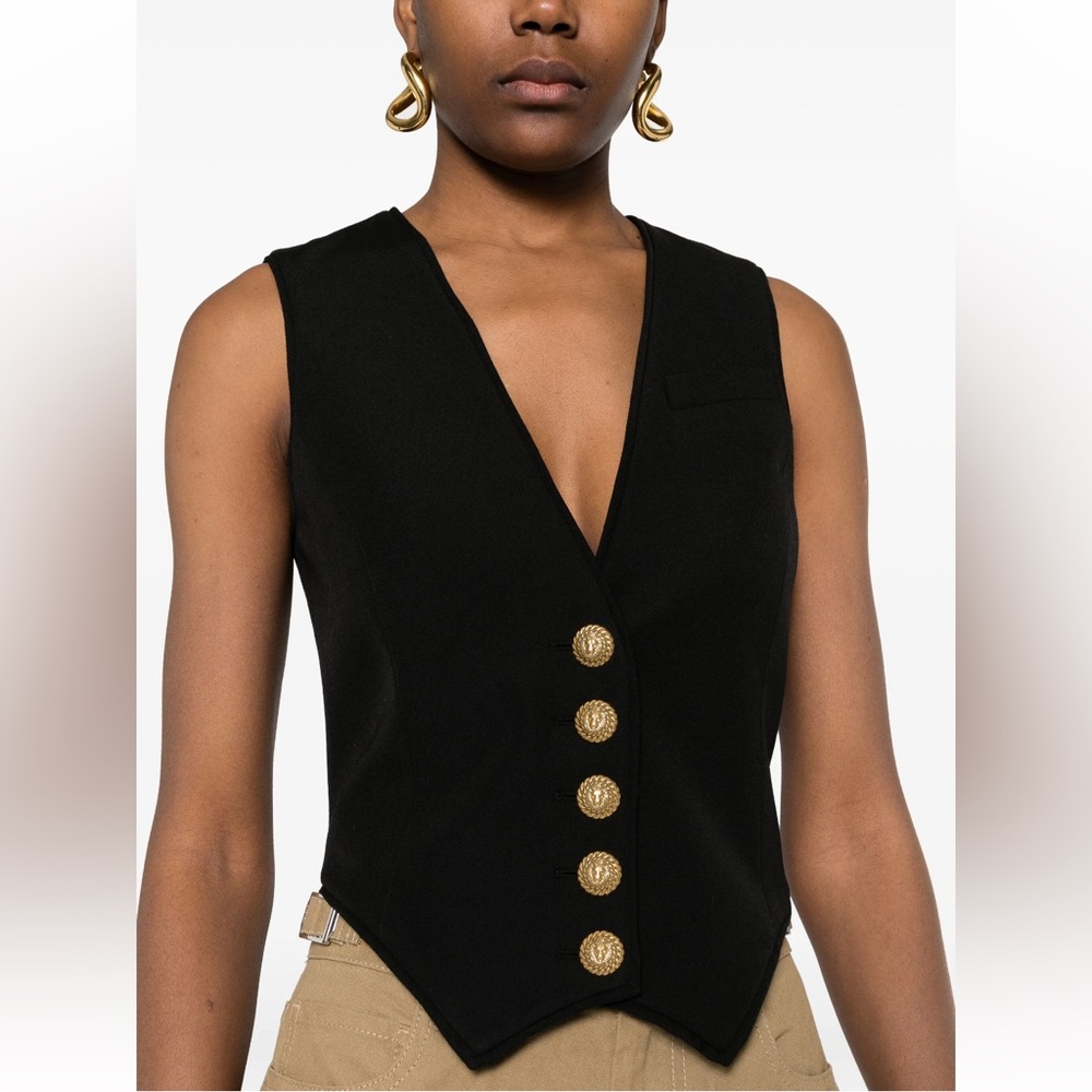 Balmain Button Vest